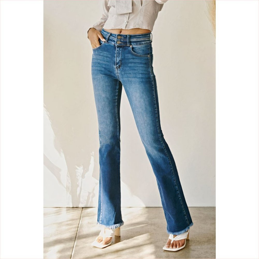 JEANS WITH SLIGHT FLARE